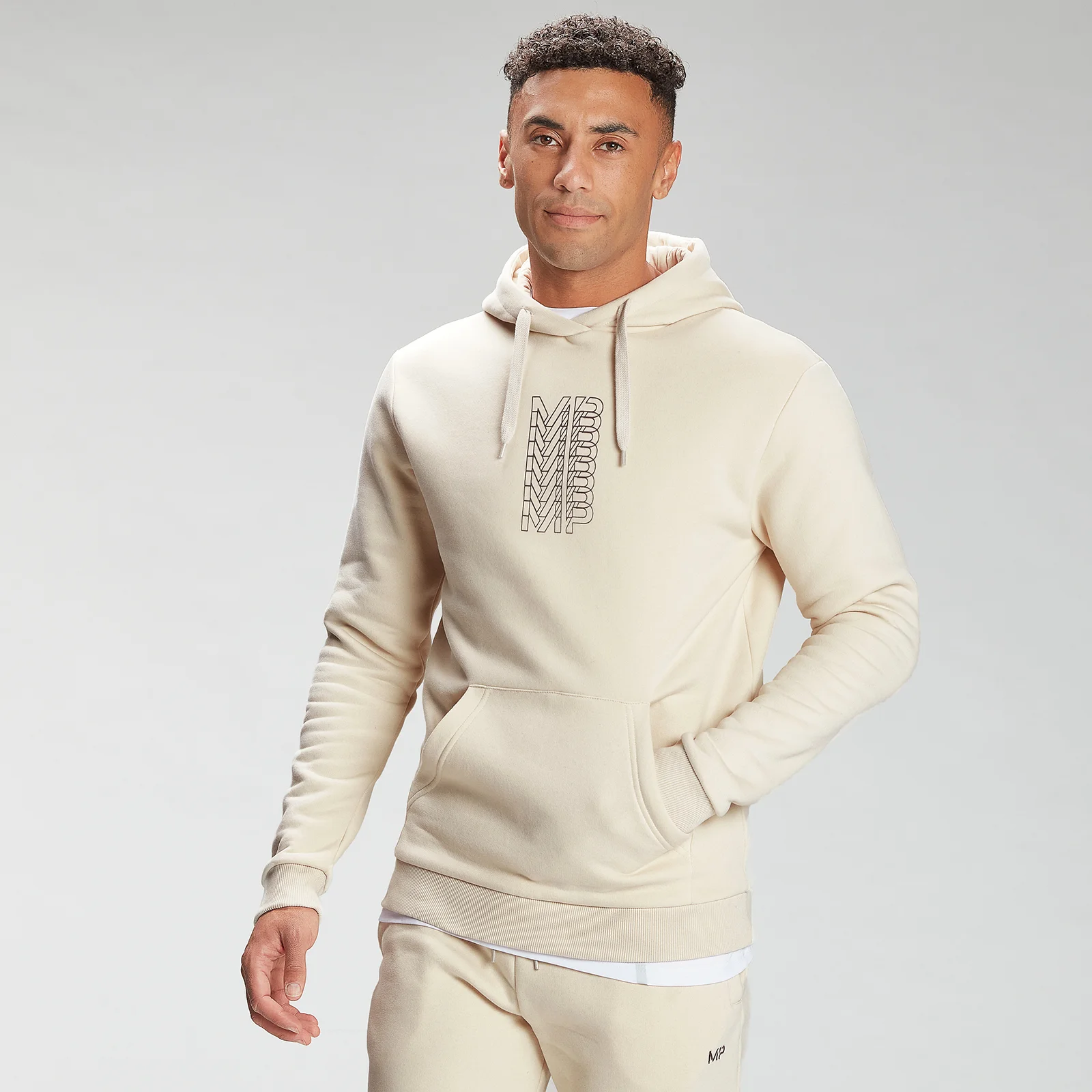 MP Men's Repeat MP Graphic Hoodie - Ecru - XXS Bild 1