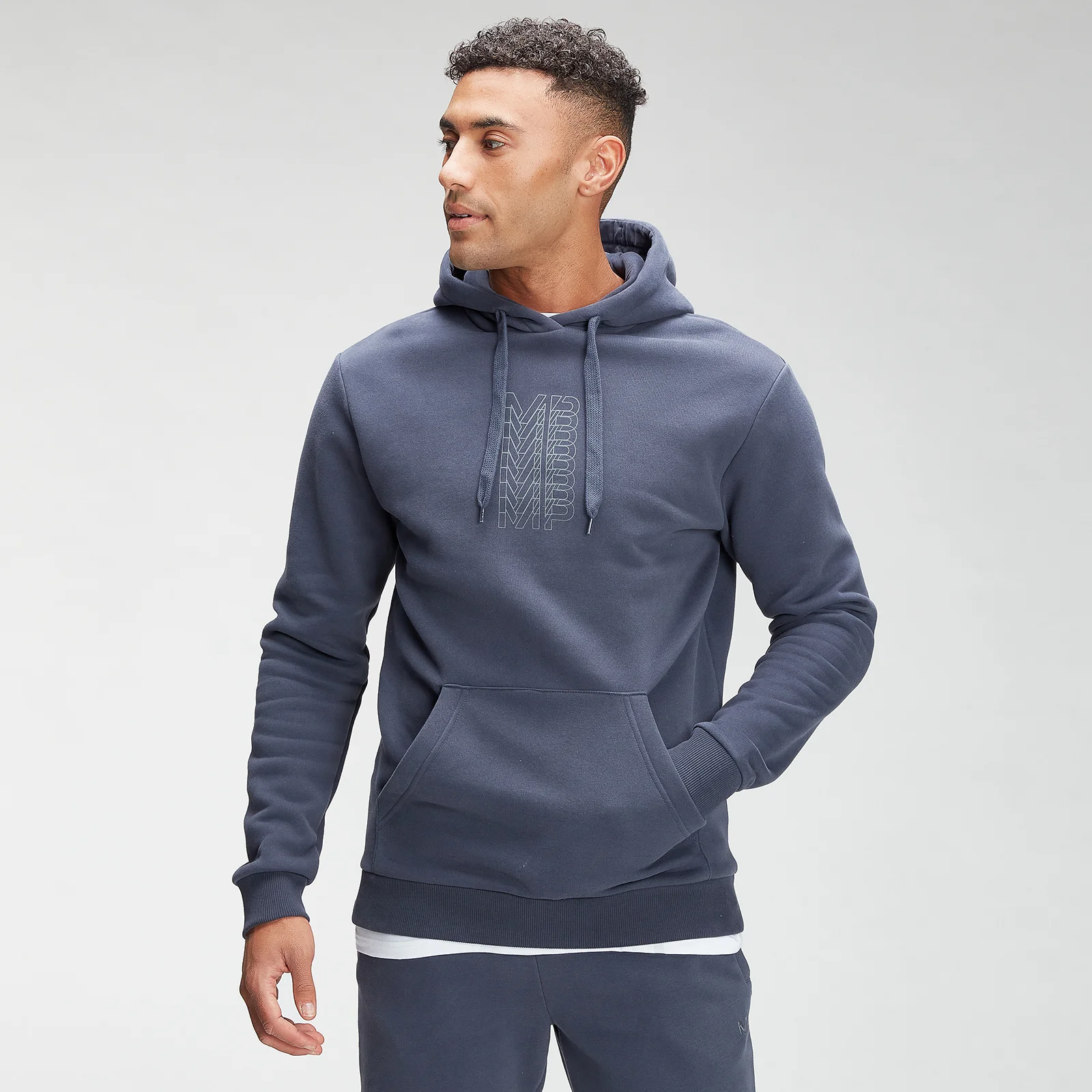 MP Men's Repeat MP Graphic Hoodie - Graphite - XXS Bild 1