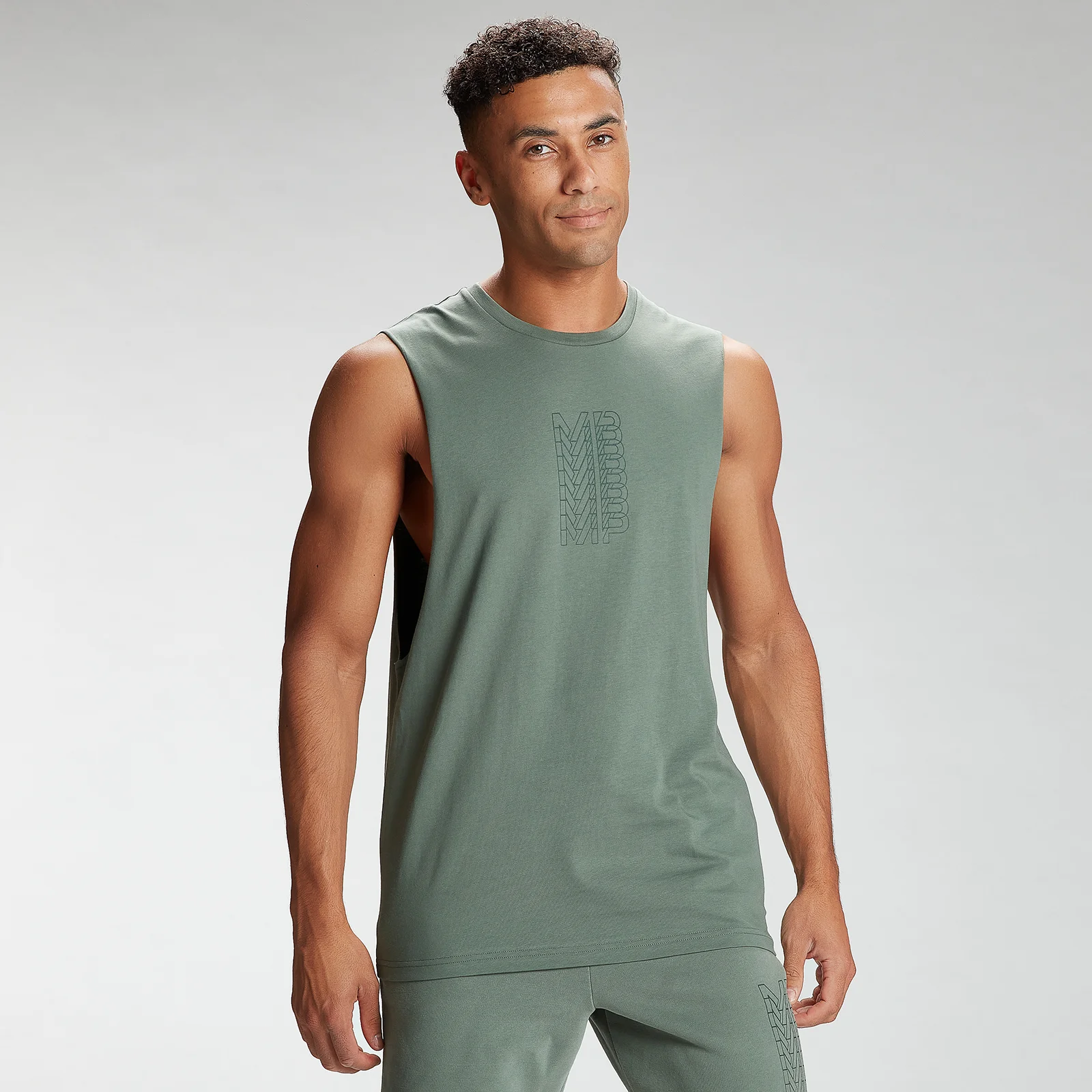 MP Men's Repeat MP Graphic Tank Top - Cactus - XXS Bild 1