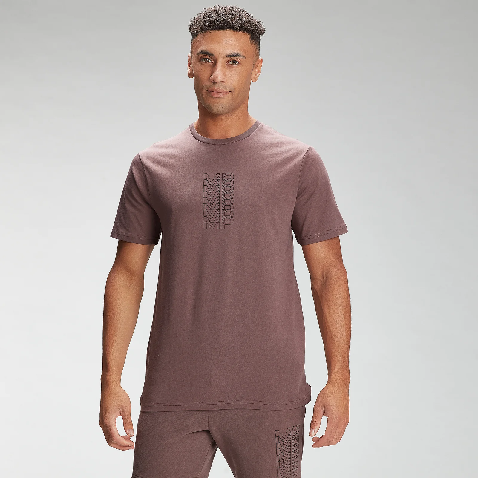 MP Men's Repeat MP Graphic Short Sleeve T-Shirt - Warm Brown - XXS Bild 1