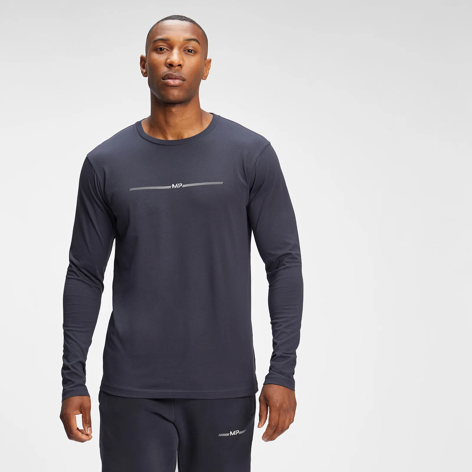 MP Men's Mini Mark Graphic Long Sleeve T-Shirt – Grå - XXS Bild 1