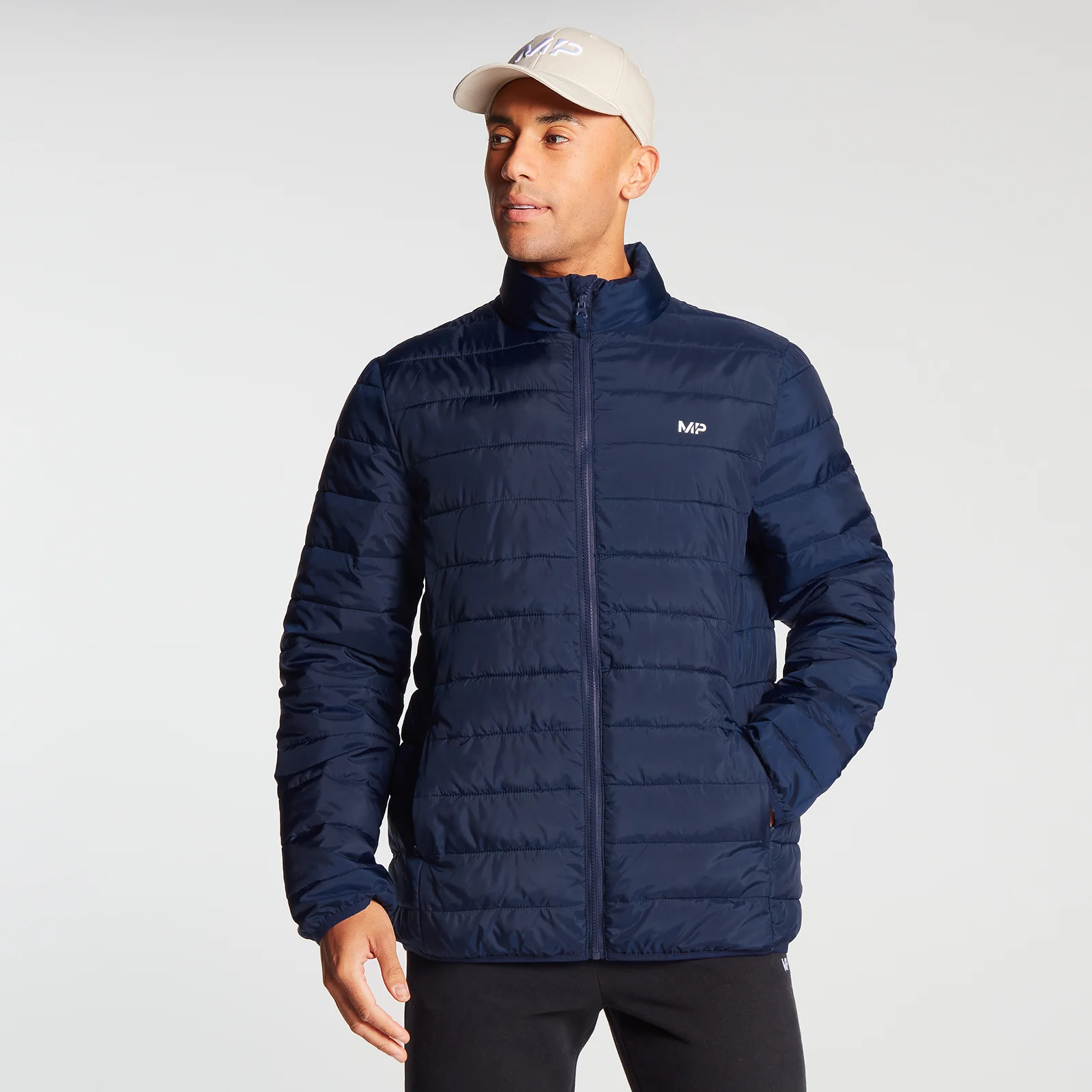 MP Men's Lightweight Packable Puffer Jacket - Navy - XXS Bild 1