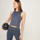MP Linear Mark Training Crop Top för kvinnor - Mörkgrå
