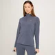 MP Linear Mark Training 1/4 Zip Top för kvinnor - Mörkgrå