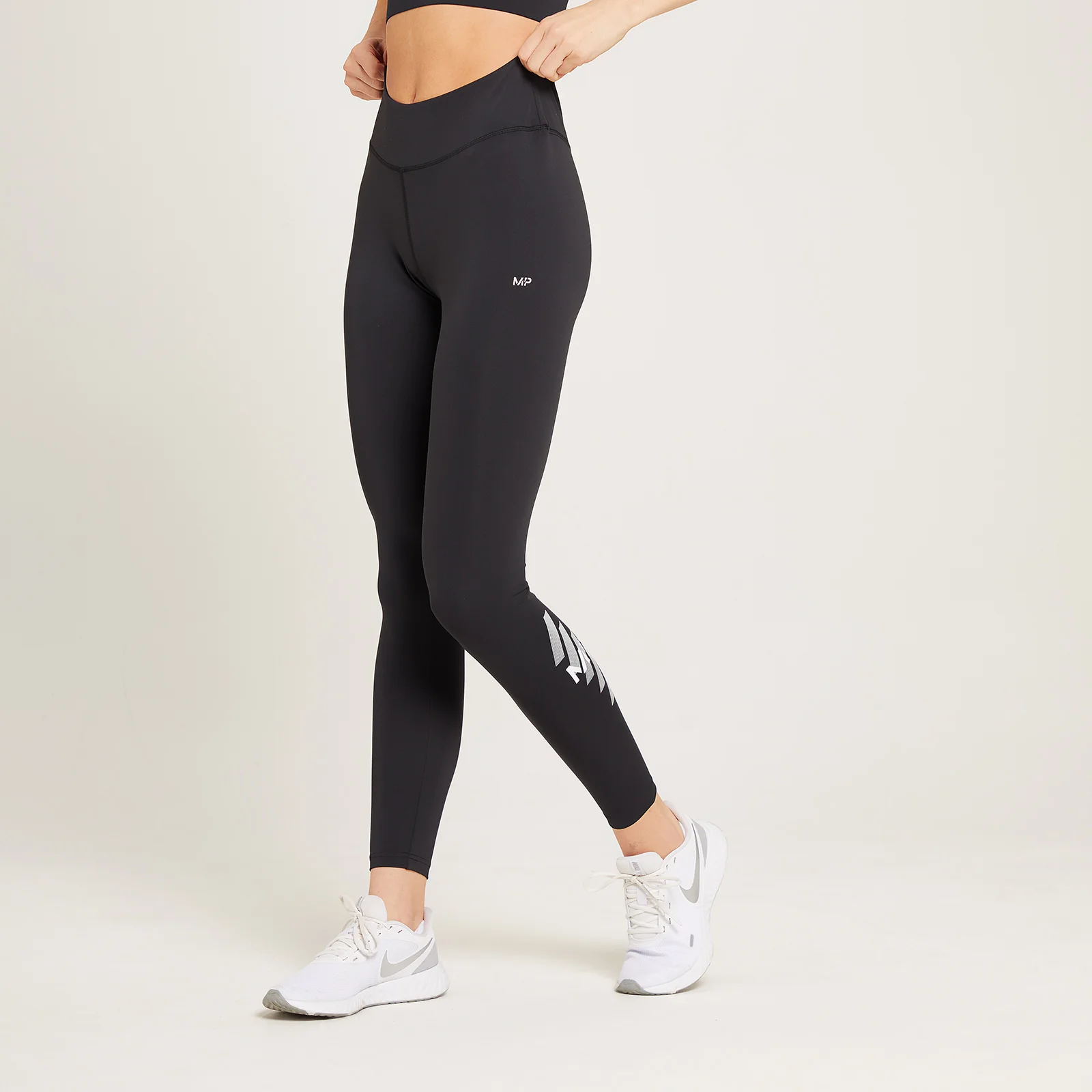 MP Linear Mark Training Leggings för kvinnor - Svart - XXS Bild 1