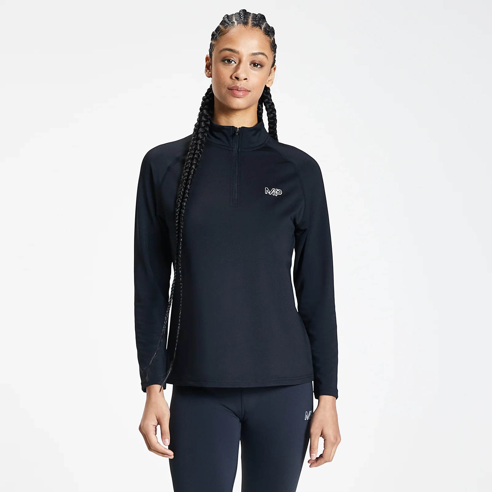 MP Women's Infinity Mark Training 1/4 Zip – Svart - XXS Bild 1