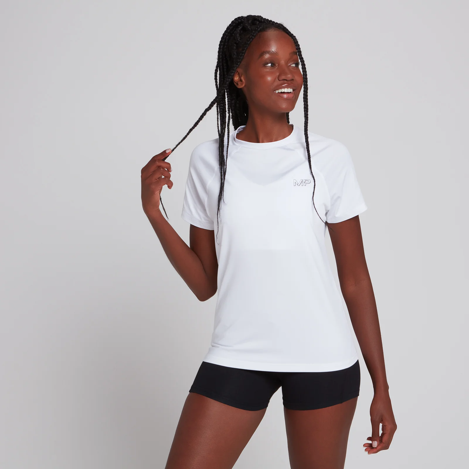 MP Women's Infinity Mark Training T-shirt – Vit - XXS Bild 1