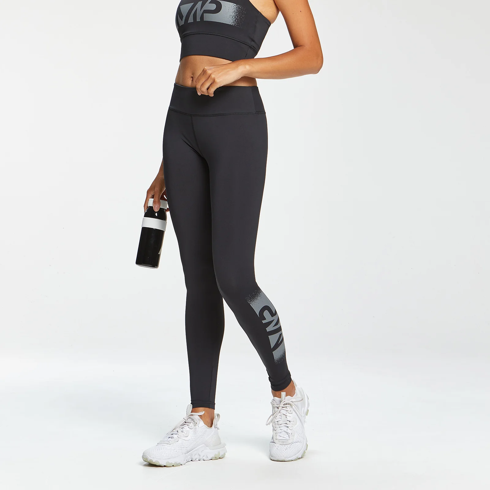 MP Graffiti Graphic Training Leggings för kvinnor - Svart - XXS Bild 1
