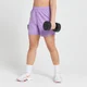 MP Graffiti Graphic Training Shorts för kvinnor – Mörklila