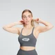 MP Women's Chalk Graphic Sports Bra – Grå