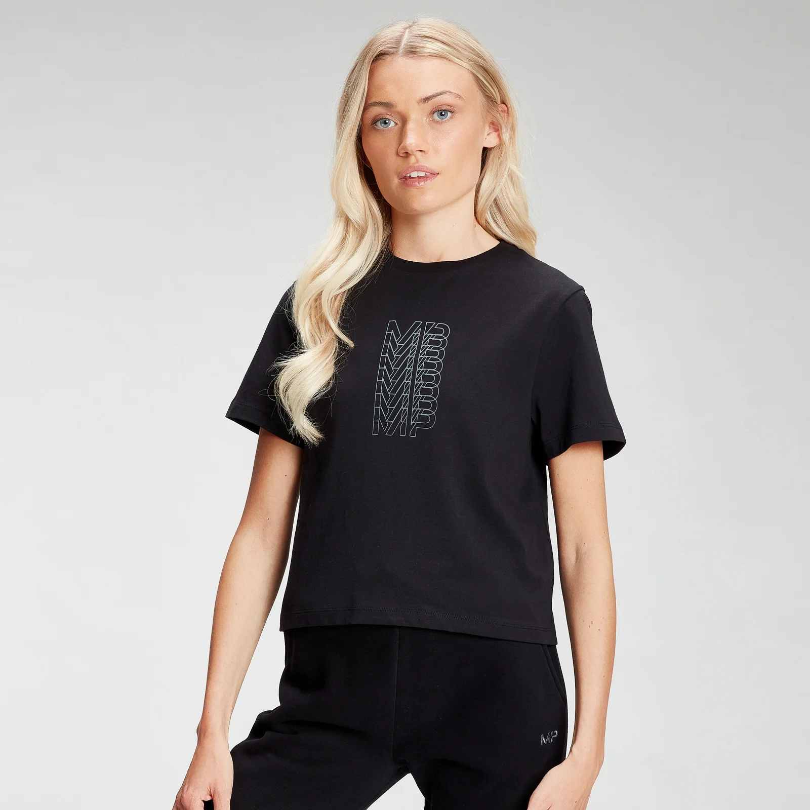 MP Women's Repeat MP Crop T-Shirt – Svart - XXS Bild 1