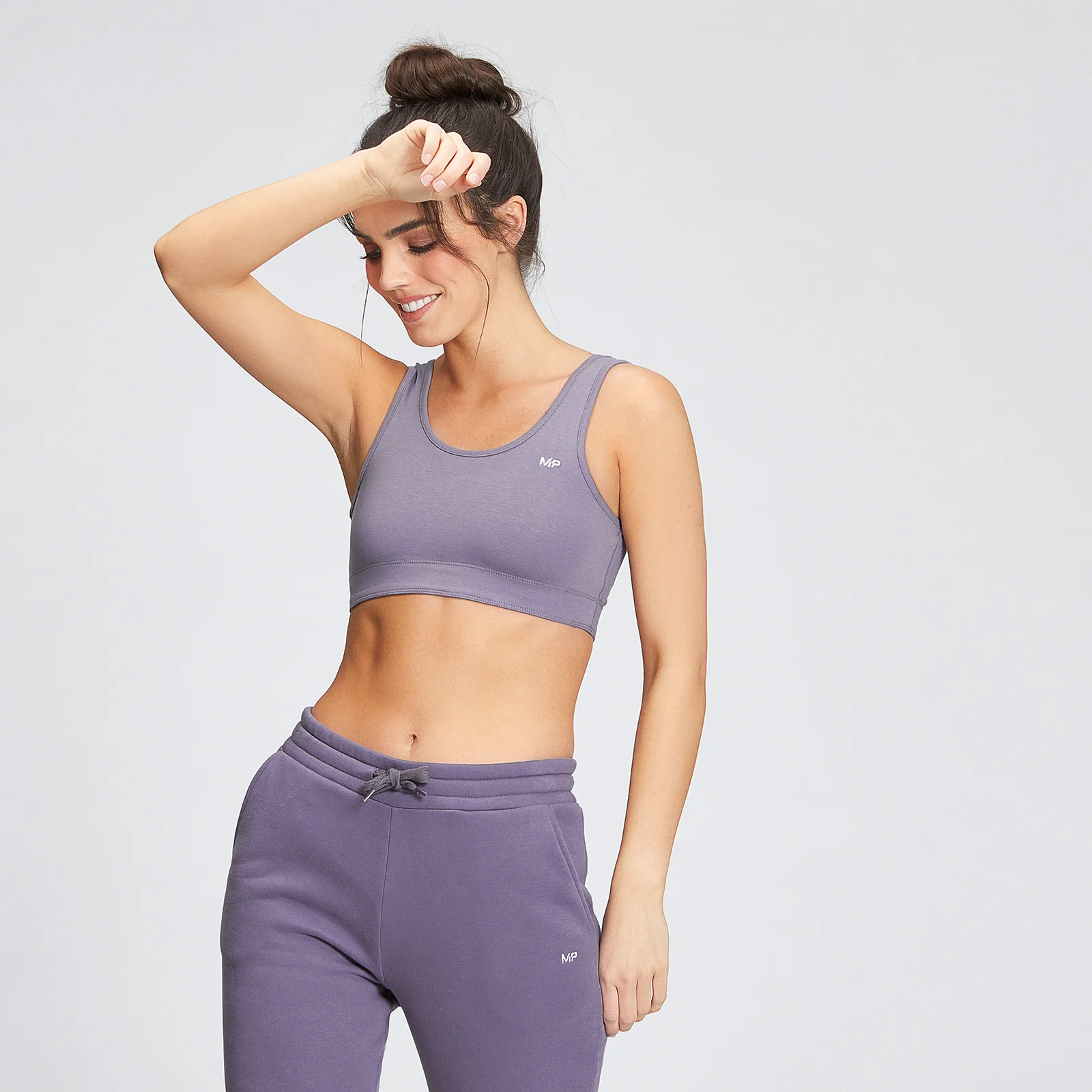 MP Women's Essentials Wide Strap Sports Bra – Lila - XXS Bild 1