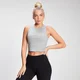 MP Women's Essential Cropped Rib Vest – Grå