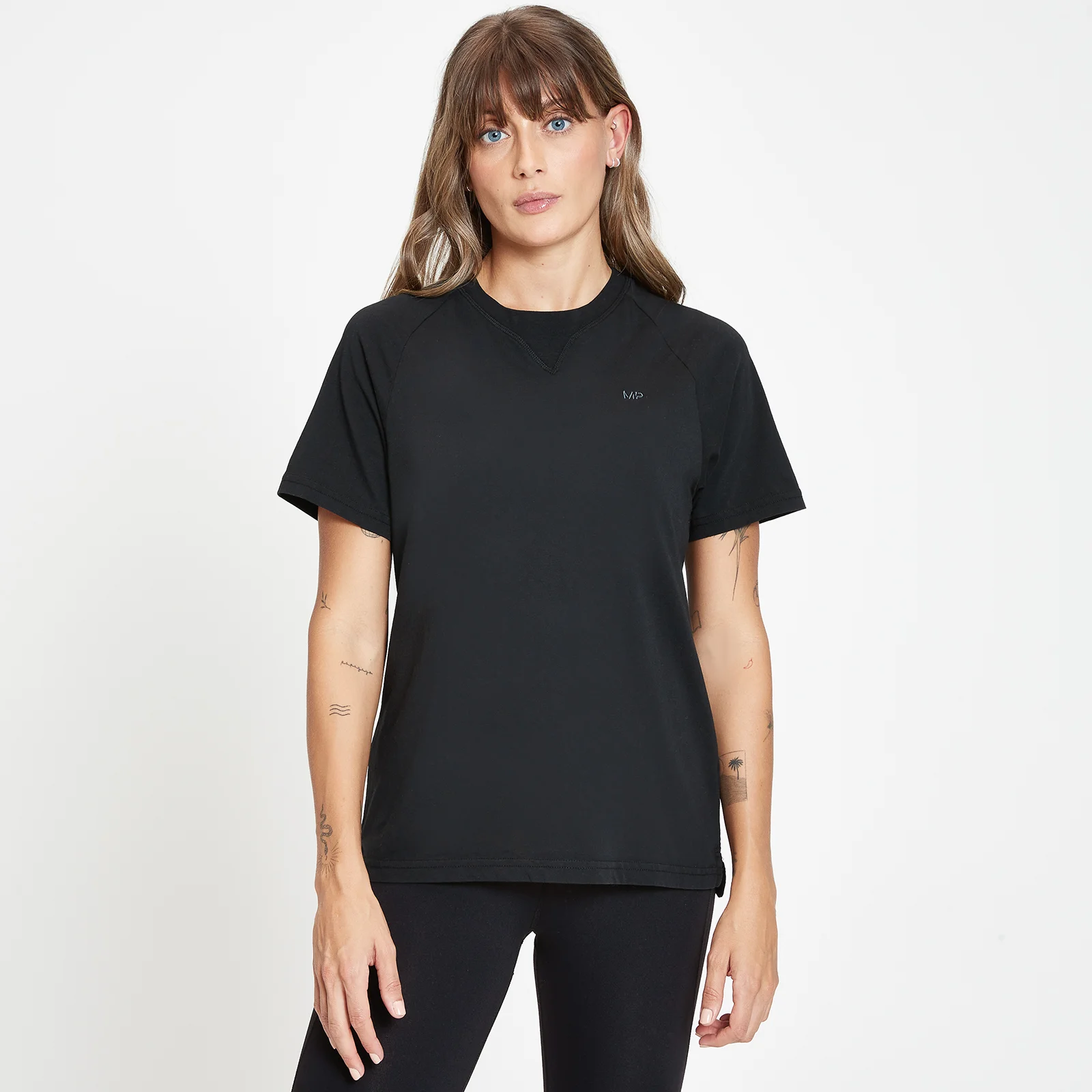 MP Rest Day Longline T-Shirt för kvinnor - Svart - XXS Bild 1