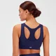 MP Women's Sculpt Laser Cut Sports Bra – Marinblå