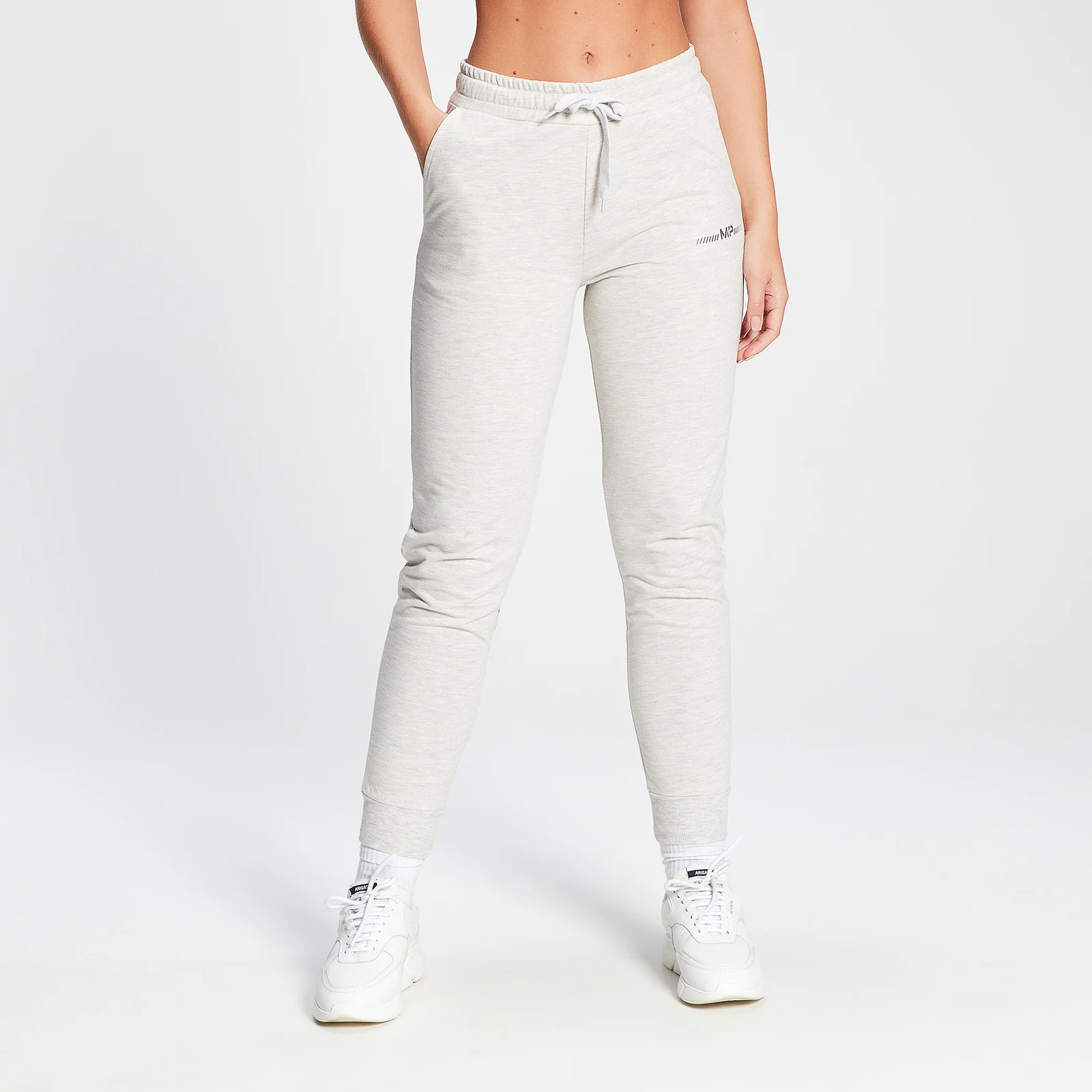 MP Mini Mark Graphic Joggers för kvinnor - Ljusgrå - XXS Bild 1
