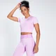 MP Women's Curve Crop Short Sleeve T-Shirt – Rosa