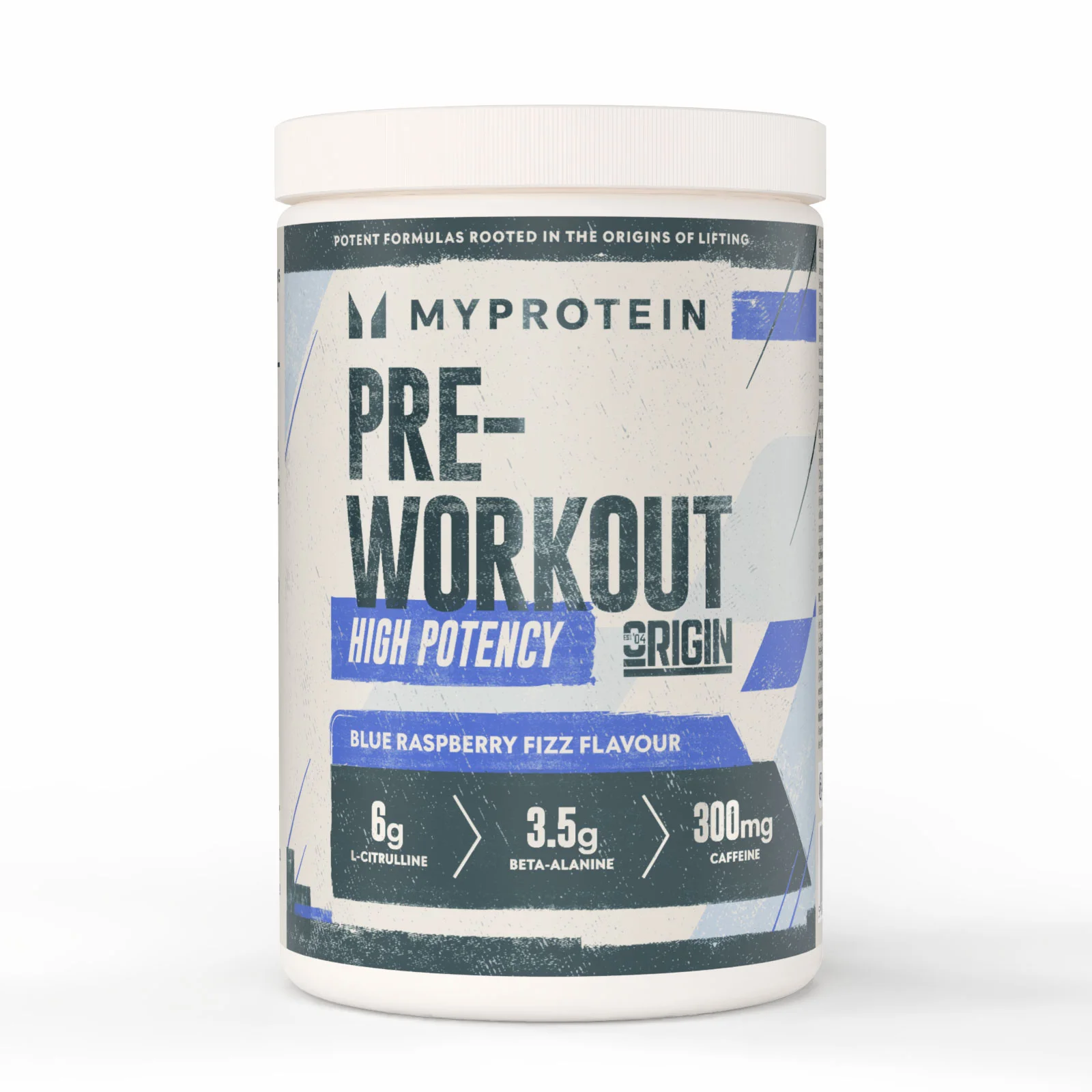 Origin Pre-Workout - 600G - 30servings - Blue Raspberry Fizz Bild 1