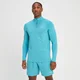 MP Training 1/4 Zip för män - Cyanblå