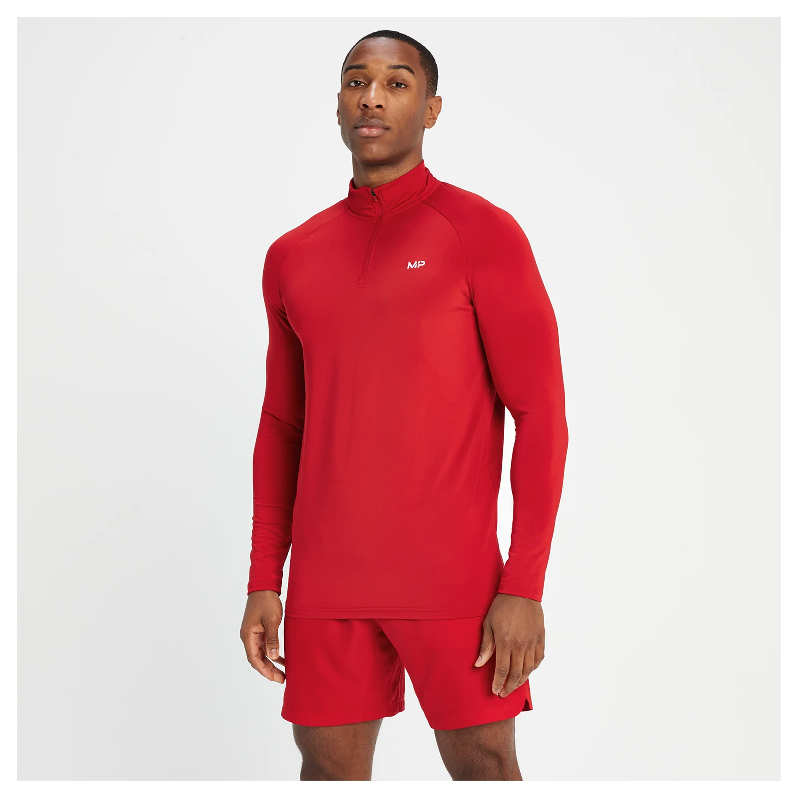 MP Training 1/4 Zip för män – Röd - XXS Bild 1