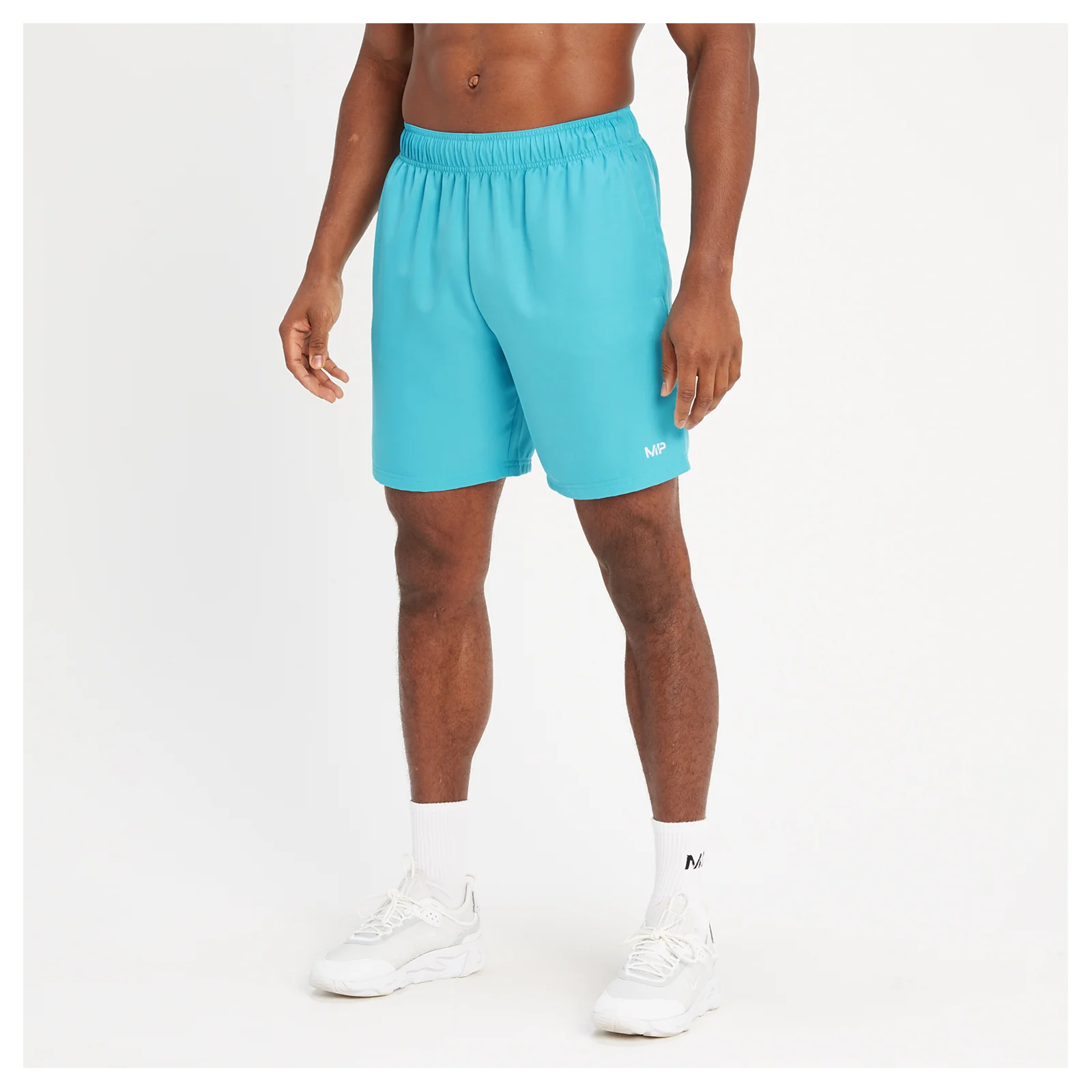 MP Woven Training Shorts för män – Cyanblå - XXS Bild 1