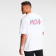 Camiseta extragrande Retro Move para hombre de MP - Blanco