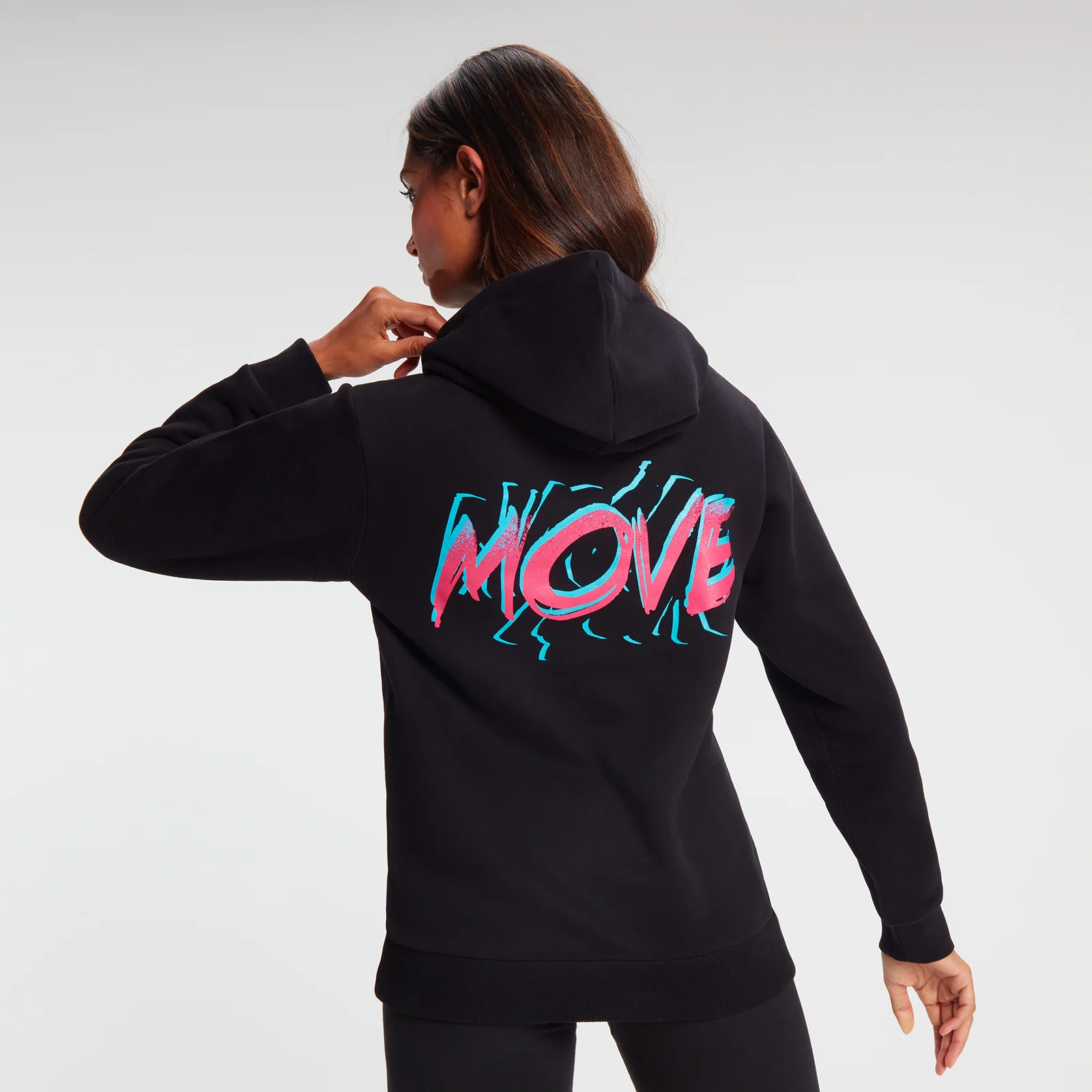 Sudadera con capucha Retro Move para mujer de MP - Negro - XXS Bild 1