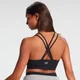 Sujetador deportivo Retro Lift para mujer de MP - Negro