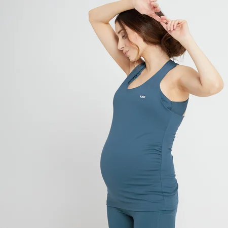 MP Women's Power Maternity Vest – Ljusblå