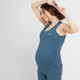 MP Women's Power Maternity Vest – Ljusblå