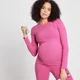 MP Women's Power Maternity Long Sleeve Top – Sangria/röd