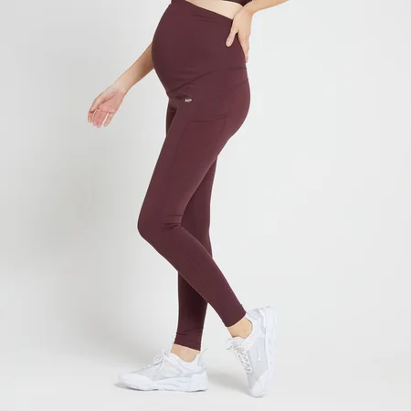MP Women's Power Maternity Leggings – Vinröd