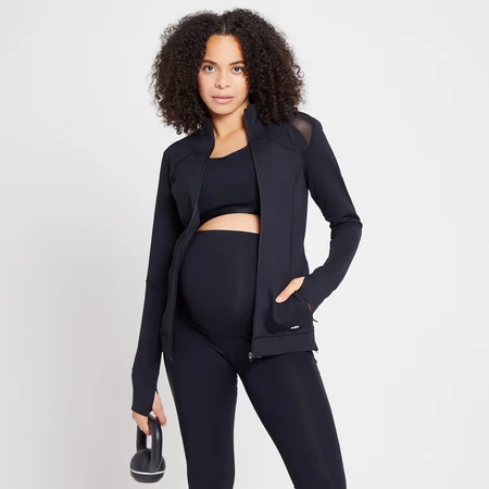 MP Women's Power Maternity Jacket – Svart