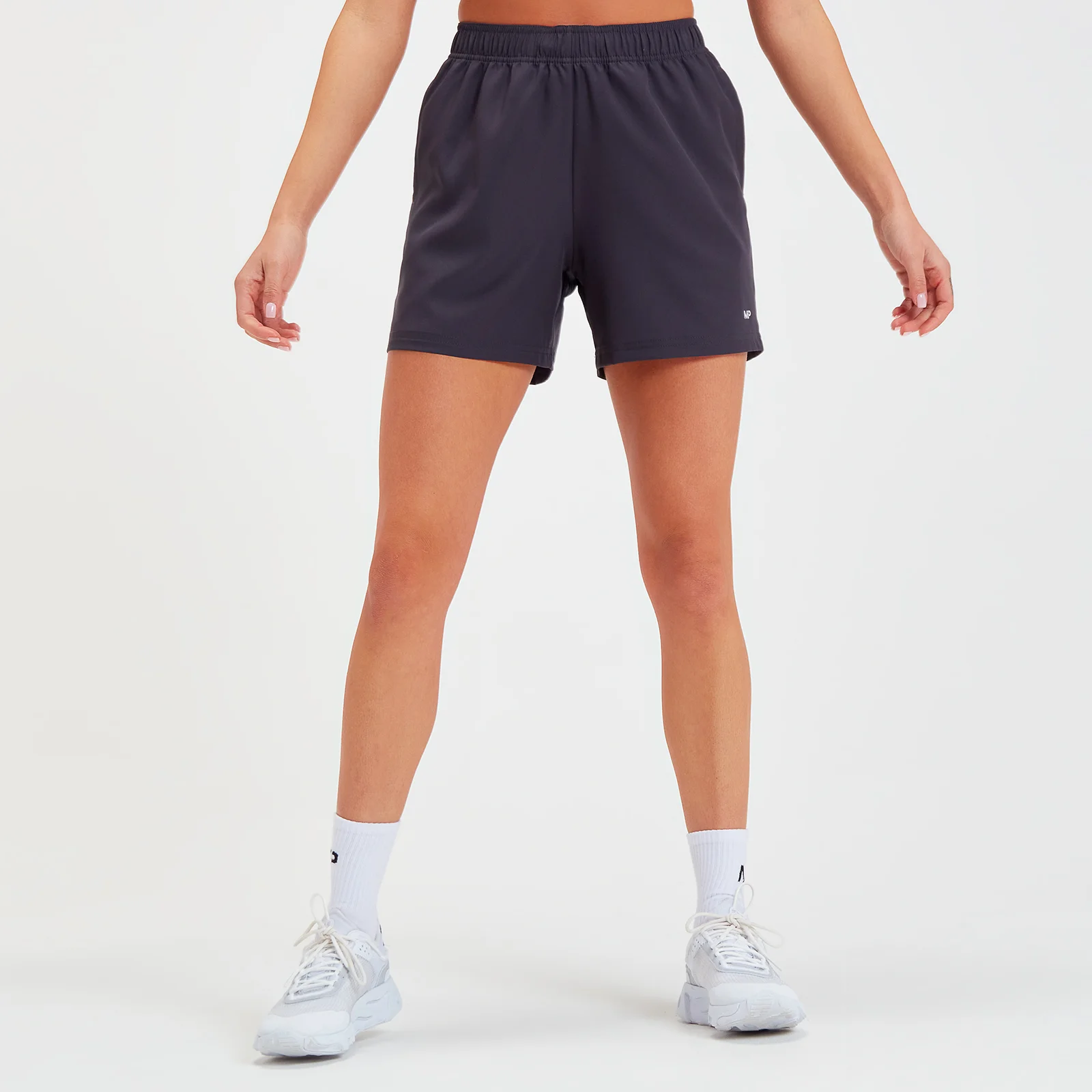 MP Women's Linear Line Graphic Shorts - Gun Metal - XXS Bild 1