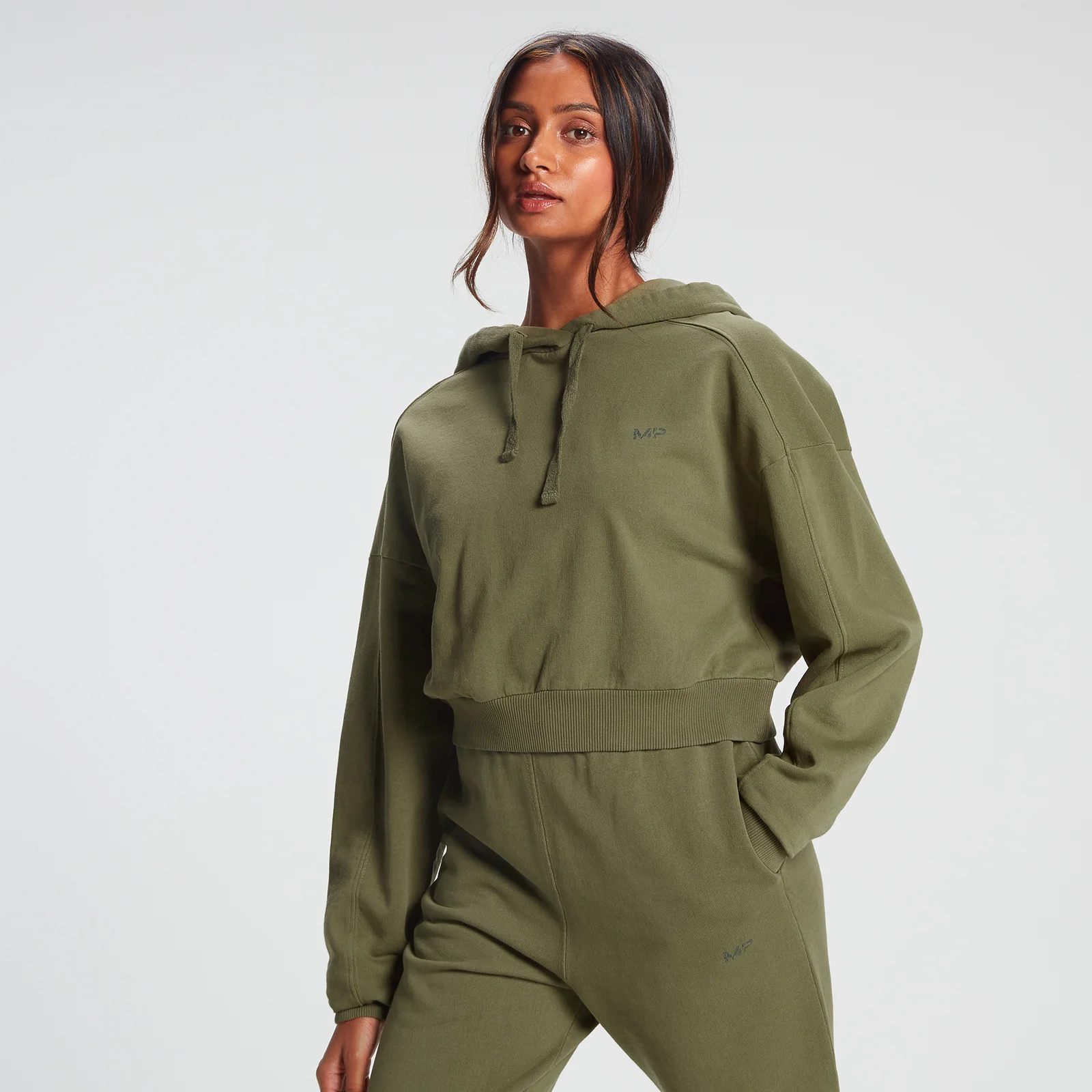 MP x Alice Klomp Snake Logo Hoodie - Green - XS Bild 1