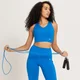 MP Women's Power Longline Sports Bra – Blå