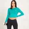 MP Women's Training Dry Tech Long Sleeve Crop Top – Lagoon