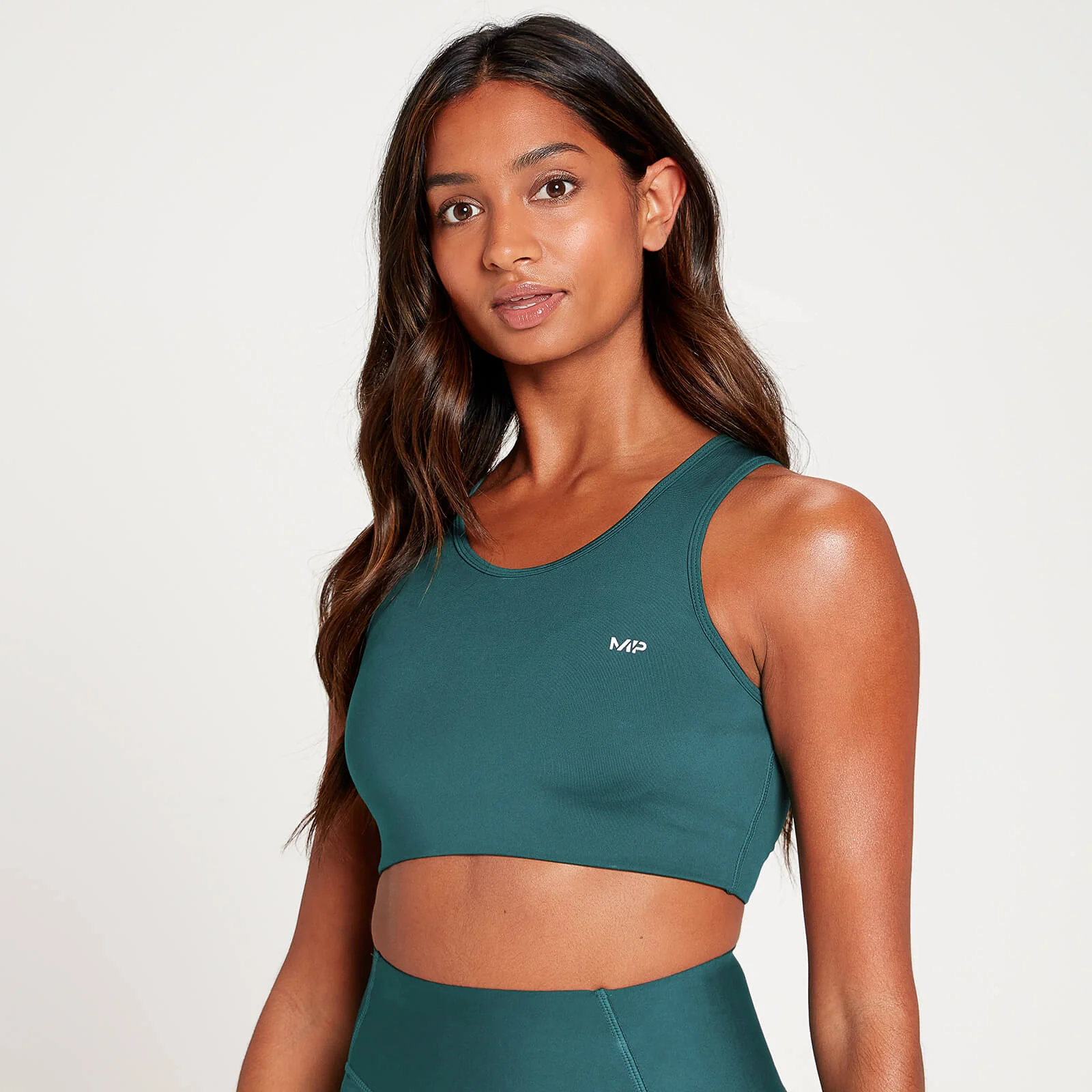 MP Women's Sculpt Laser Cut Sports Bra – Grön - XS Bild 1