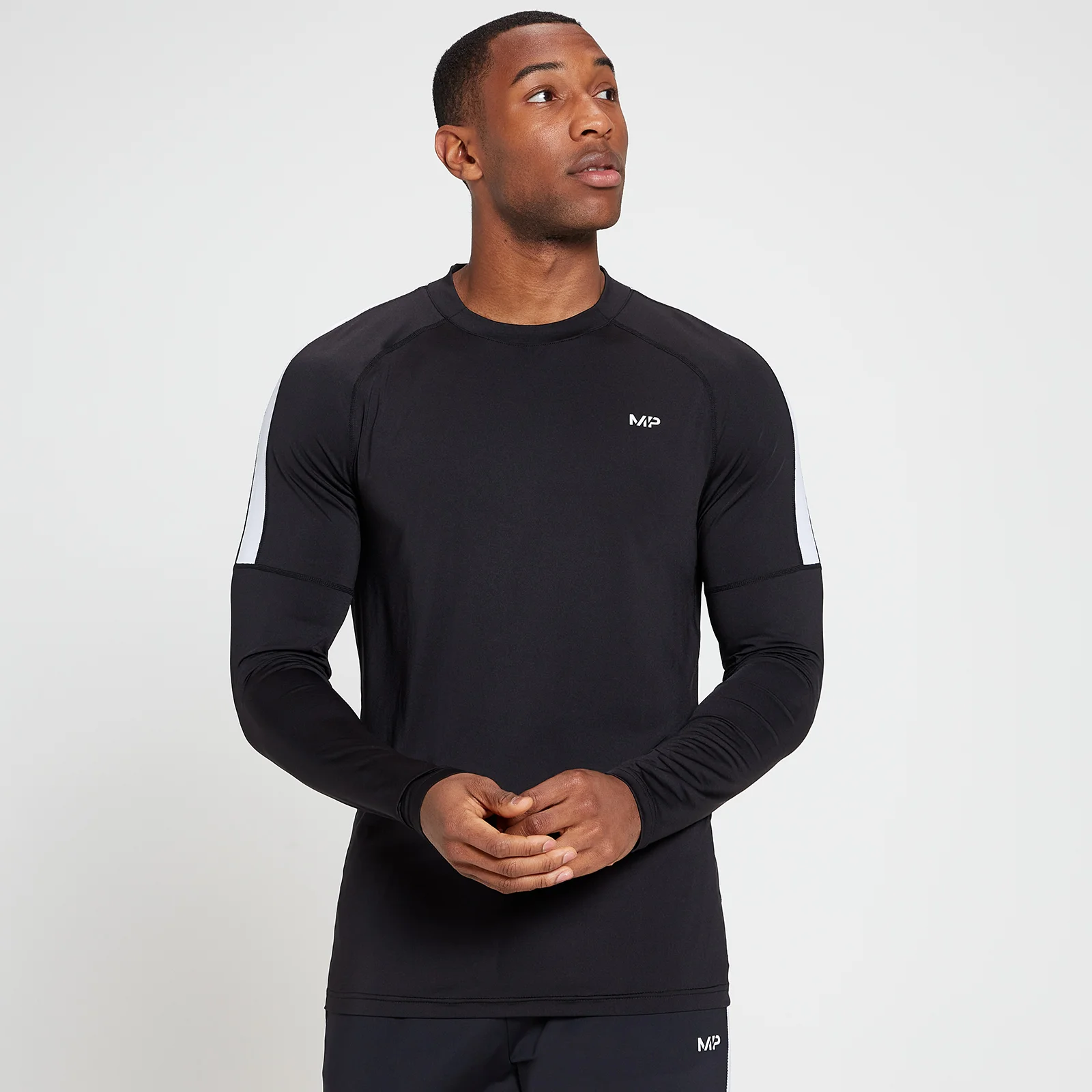 MP Men's Tempo Long Sleeve Top – Svart - XXS Bild 1