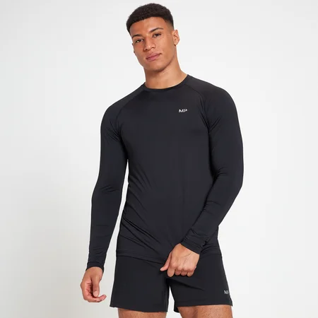 MP Men's Velocity Long Sleeve Top – Svart