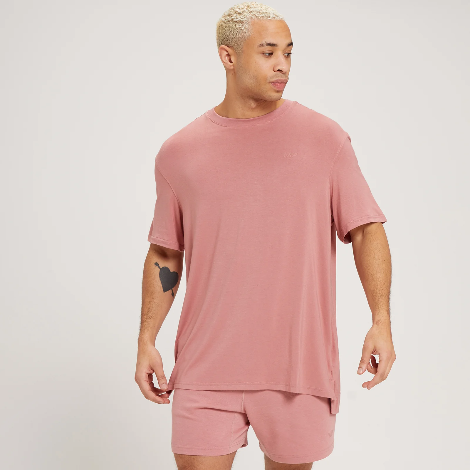 MP Composure Oversized Short Sleeve T-Shirt för män - Rosa - XXS Bild 1