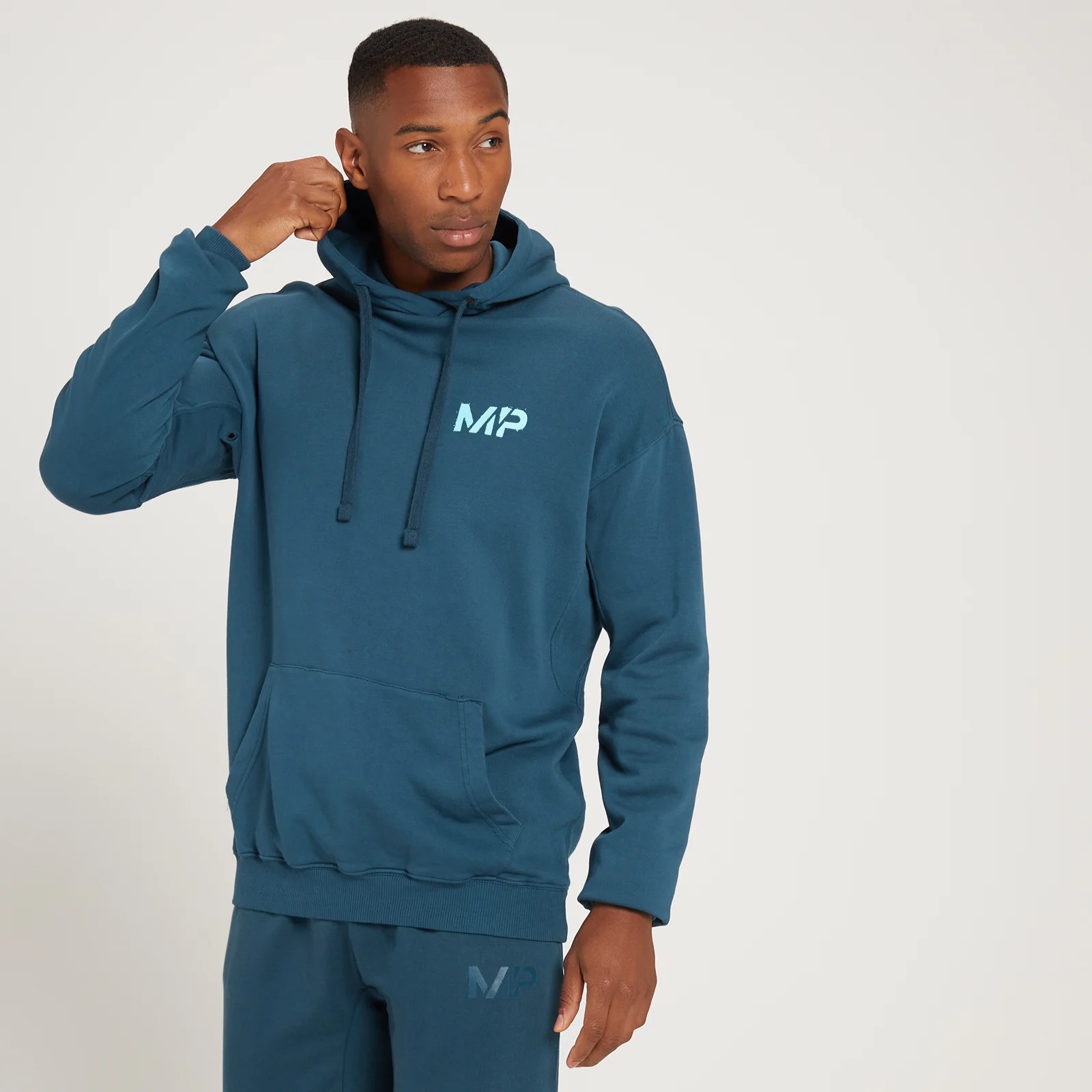 MP Adapt Washed Hoodie för män - Blå - XXS Bild 1