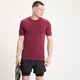 MP Tempo Ultra Seamless Short Sleeve T-Shirt för män - Vinröd