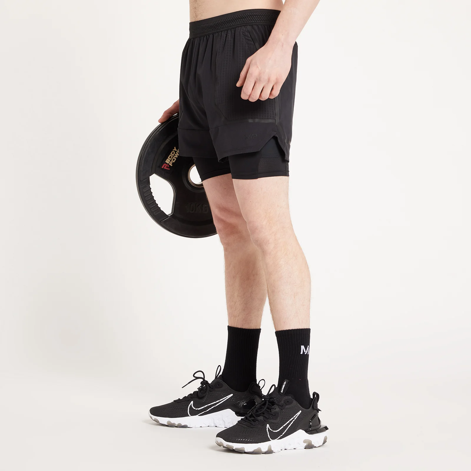 MP Tempo Ultra 2 in 1 Shorts för män - Svart - XXS Bild 1