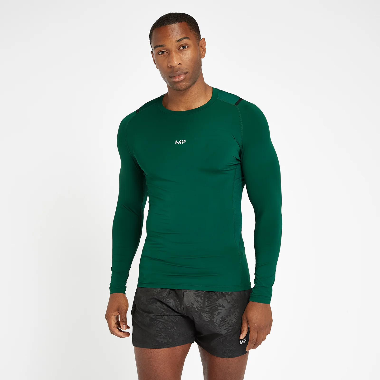 MP Engage Baselayer Long Sleeve Top för män - Turkos - XXS Bild 1