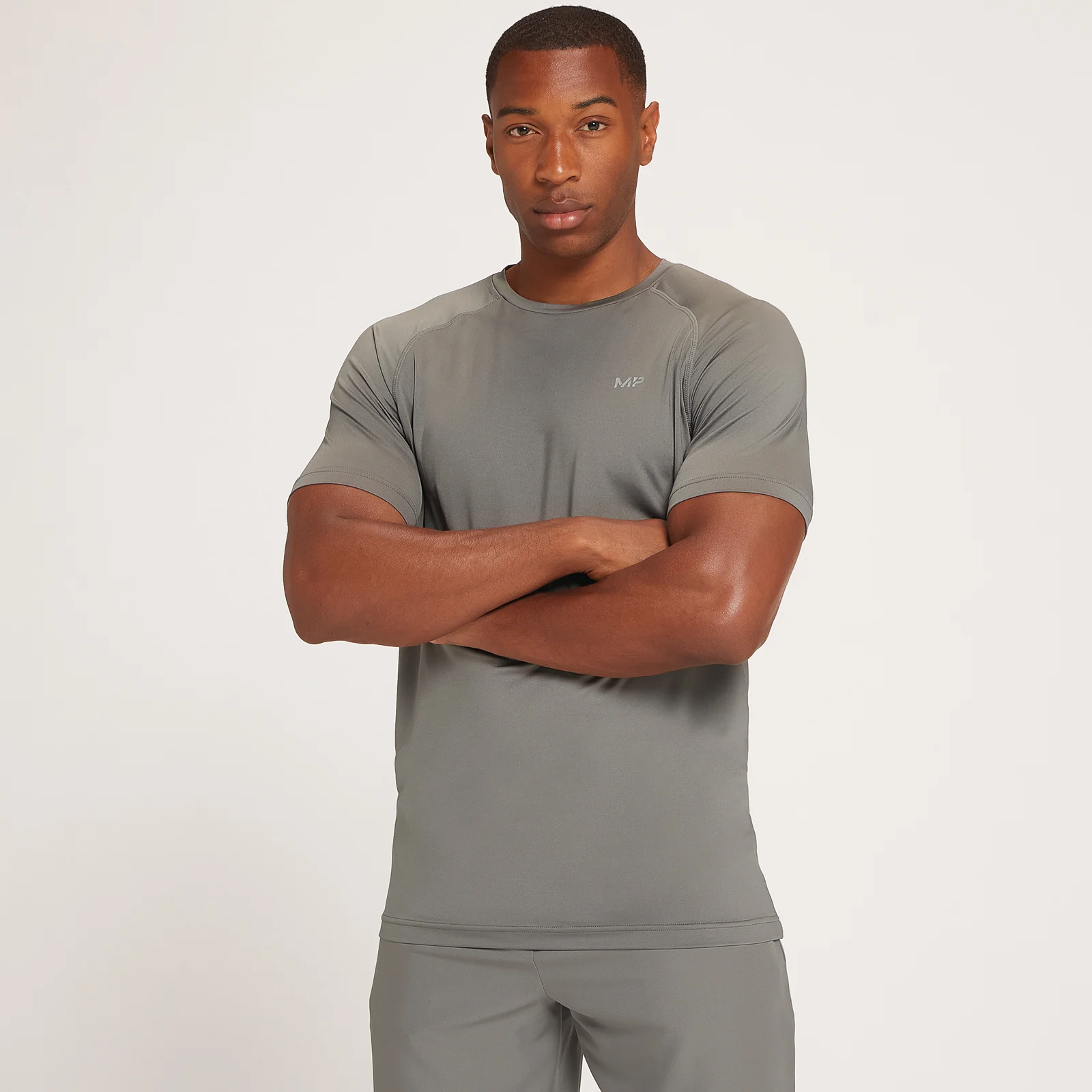 MP Repeat MP Graphic Training Short Sleeve T-Shirt för män – Grå - XXS Bild 1
