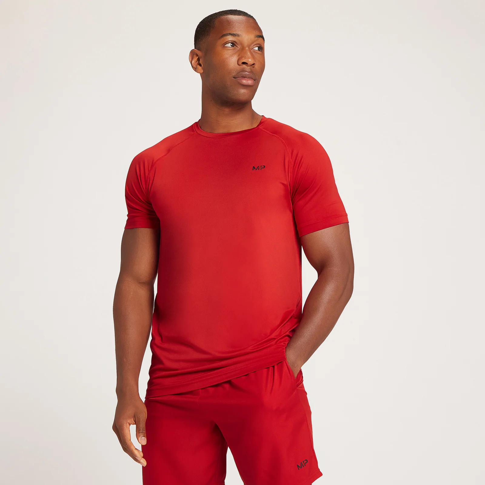 MP Repeat MP Graphic Training Short Sleeve T-Shirt för män – Vinröd - XXS Bild 1