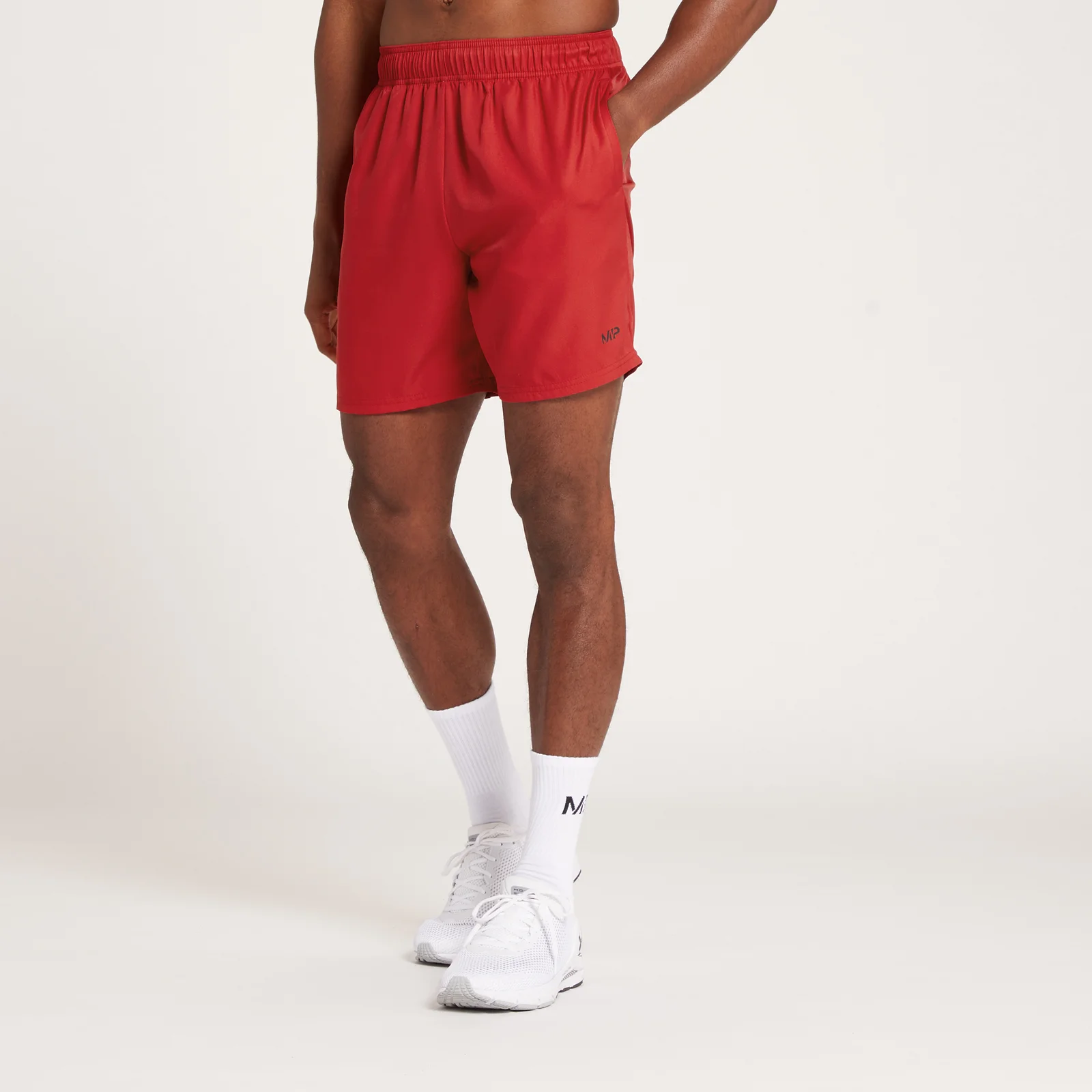 MP Repeat MP Graphic Training Shorts för män – Vinröd - XXS Bild 1