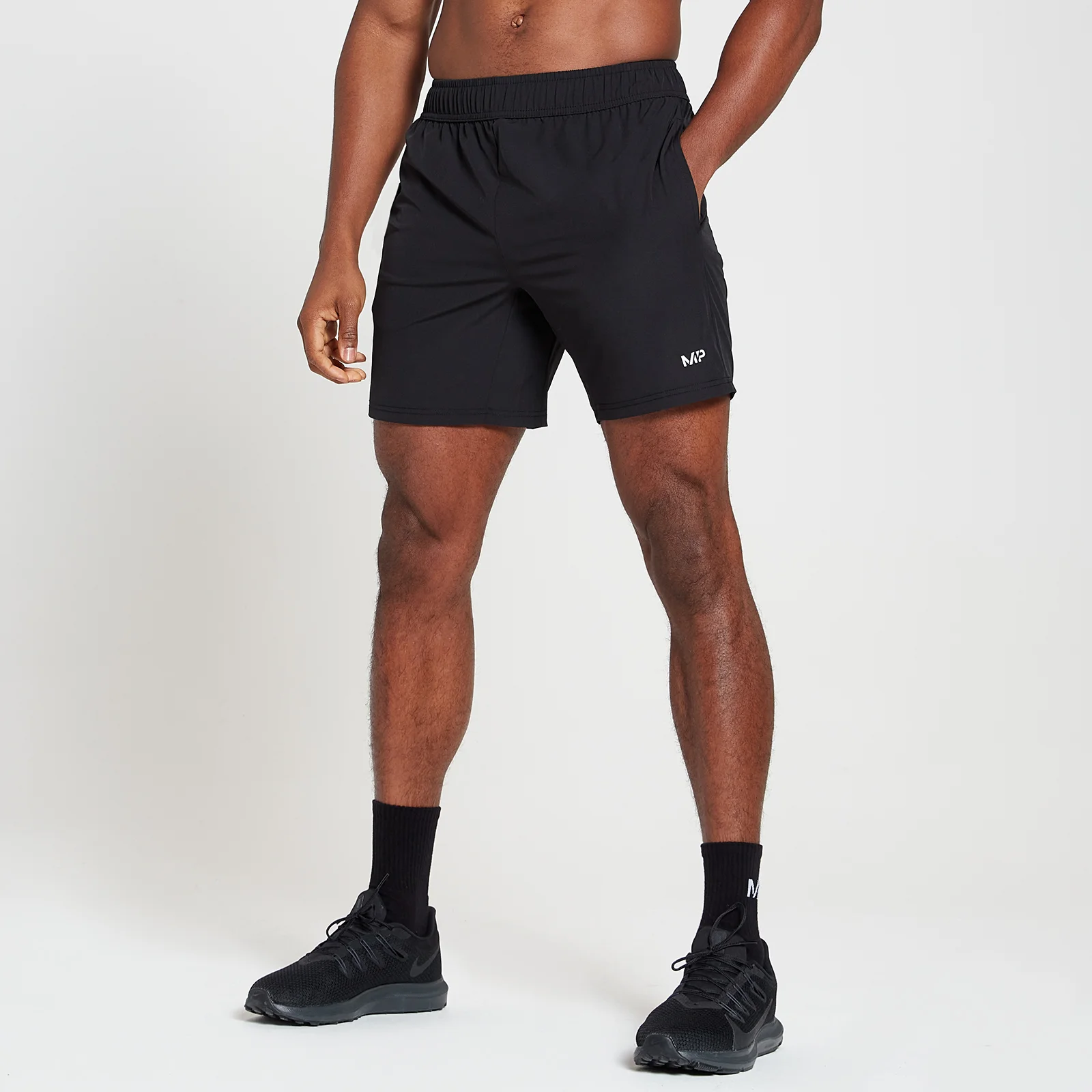 MP Men's Run Graphic Training Shorts – Svart - XXS Bild 1