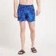 MP Atlantic Printed Swim Shorts för män - Blå